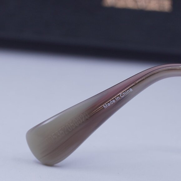 MaxMara MALIBU10 MM0080 60G Oval Sunglasses - Beige/Gold/Brown - Picture 7 of 11